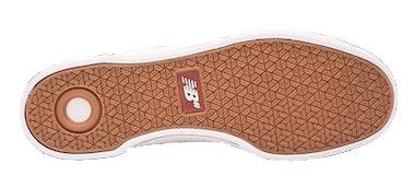 New Balance Numeric 288S Jack Curtin x Pulaski Park Skate Shoe in White and Burgandy - M I L O S P O R T