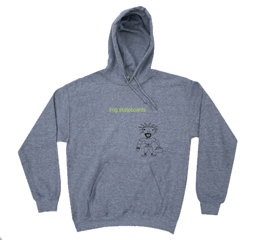 Frog Shredded Business Hoodie in Athletic Grey - M I L O S P O R T