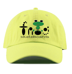 Frog My Brain is Fried Hat in Neon Yellow - M I L O S P O R T