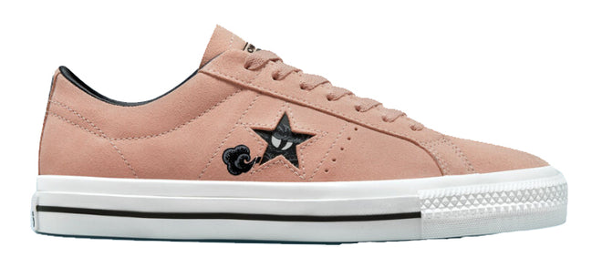 Converse One Star Pro Ox Skate Shoe in Pink, Clay White and Black - M I L O S P O R T