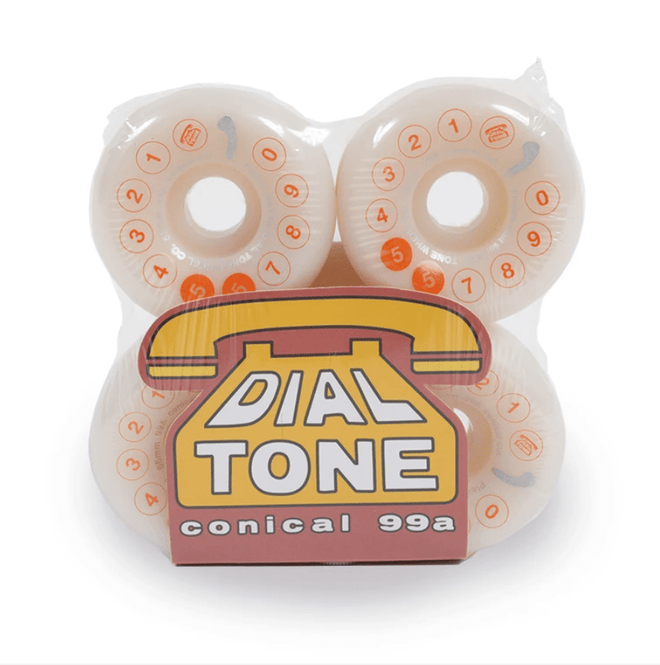 Dial Tone Rotary Classic Conical Cut 54mm 99a Skate Wheel - M I L O S P O R T