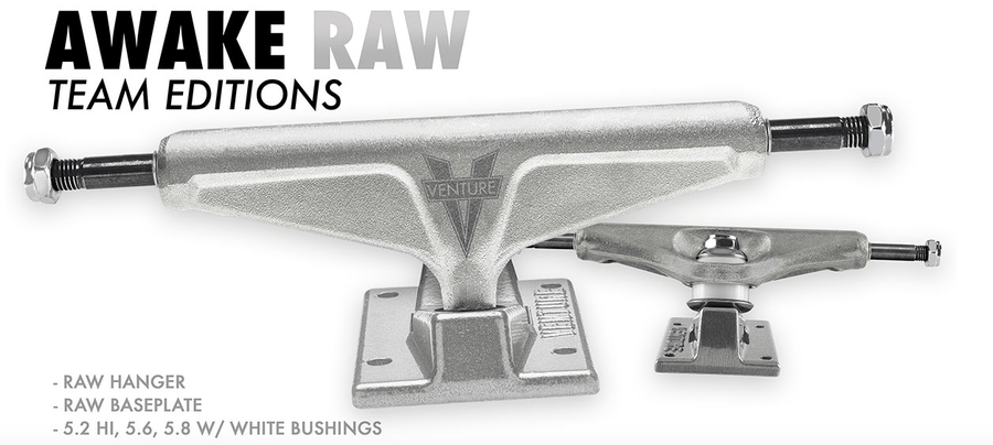Venture Awake Raw Team Edition Skate Trucks