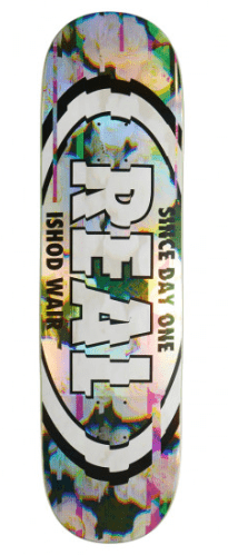 Real Ishod Glitch Oval Skateboard Deck in 8.5''