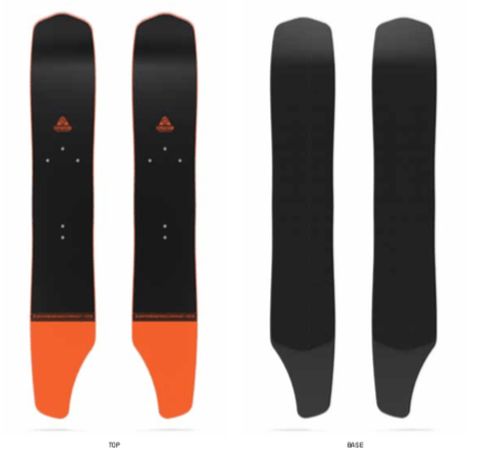 2022 Union Rover Approach Touring Skis in Orange and Black - M I L O S P O R T