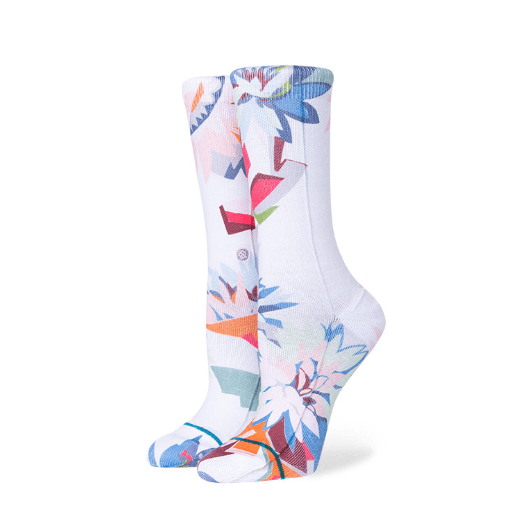 Stance Consistent Crew Sock in White - M I L O S P O R T