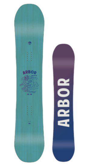 2022 Arbor Cheater Kids Rocker Snowboard board