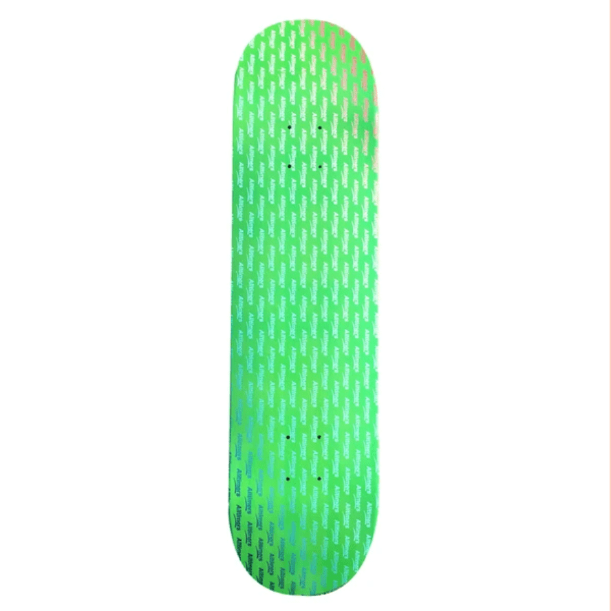 Alltimers Repeat G Board Green Skate Deck in 8.0