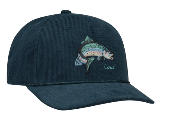 Coal The Wilderness Low Corduroy Snapback Cap in Teal - M I L O S P O R T