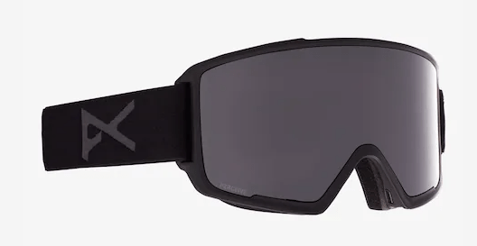 2022 Anon M3 Snow Goggle with Bonus Lens and a MFI Face Mask in Smoke with a Perceive Sunny Onyx lens