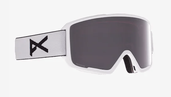 2022 Anon M3 Snow Goggle with Bonus Lens in White with a Perceive Sunny Onyx lens