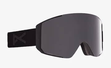 2022 Anon Sync Snow Goggle with Bonus Lens in Smoke with a Perceive Sunny Onyx lens