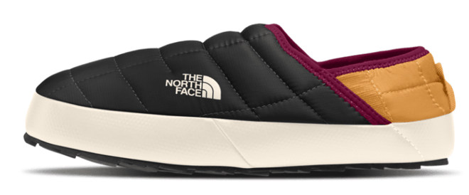2022 The North Face Womens ThermoBall Traction Mule V Slipper in North Face Black and Gardenia - M I L O S P O R T