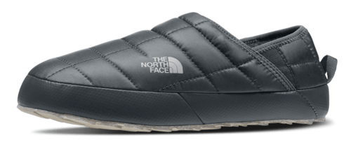 2022 The North Face Womens ThermoBall Traction Mule V Slipper in Vandis Grey and Vintage White - M I L O S P O R T