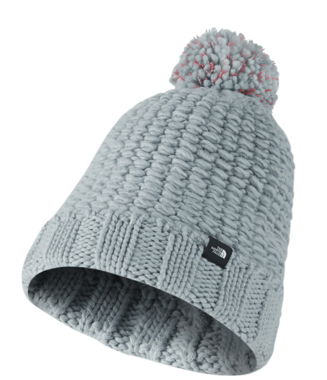 2022 The North Face Cozy Chunky Beanie in Silver Blue - M I L O S P O R T