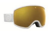 2022 Electric EG2-T Snow Goggle in Matte White With a Gold Chrome Lens and a Light Green Bonus Lens