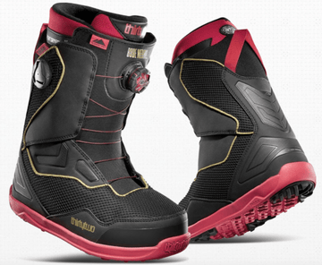 2022 Thirty Two (32) Bode Merrill Team 2 (TM-2) Double Boa Wide Snowboard Boot in Black And Red