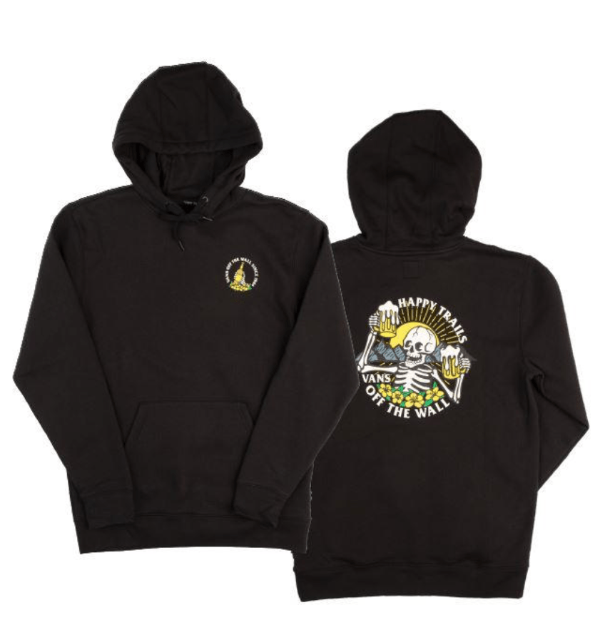 Vans Happy Trails Pullover Hoodie in Black