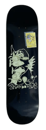 Frog Queen of Frog Land Skateboard Deck in 8.25''