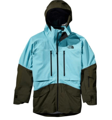 2022 The North Face Mens A-CAD FutureLight Jacket in Transantarctic Blue/Rosin Green