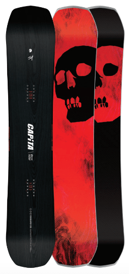 Capita Black Snowboard of Death Snowboard 2023