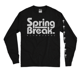 Capita Spring Break Logo Long Sleeve T Shirt in Charcoal 2023 - M I L O S P O R T