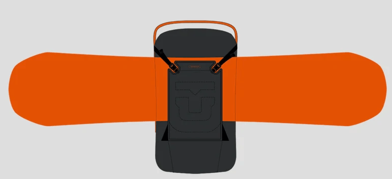 Union Rover Backpack in Orange and Black - M I L O S P O R T