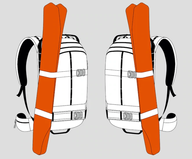 Union Rover Backpack in Orange and Black - M I L O S P O R T