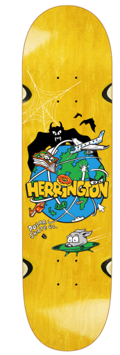 Polar Aaron Herrington Planet Herrington Wheel Well Skateboard Deck in 8.5