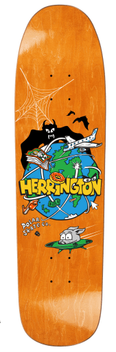Polar Aaron Herrington Planet Herrington  Skateboard Deck in 1991 Jr. Shape