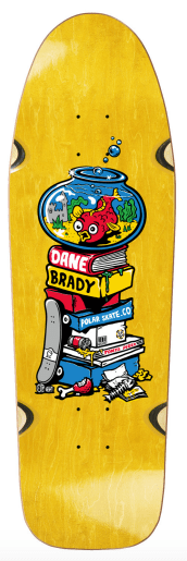 Polar Dane Brady Fish Bowl Wheel Well Skateboard Deck in Dane 1 Shape