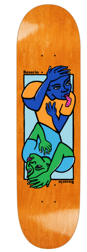 Polar Nick Boserio Double Head Skateboard Deck in 8.5