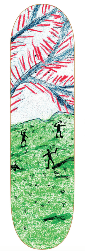 Polar Shin Sanbongi Hunters Skateboard Deck in 8.5
