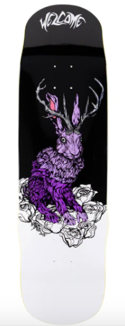 Welcome Thumper Daniel Vargas Skateboard on Effigy 8.8'' in Black and White