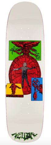 Welcome Meditation Skateboard on Son of Golem 8.75'' in Bone