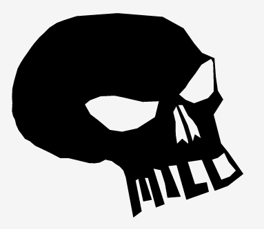 Milo Skull Sticker