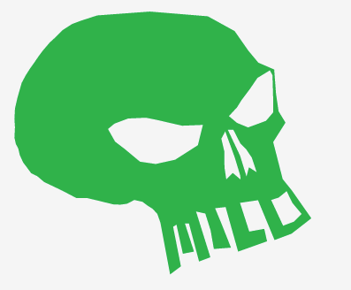 Milo Skull Sticker