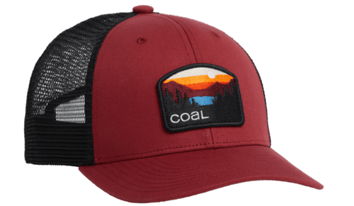 Coal The Hauler Low Hat in Dark Red