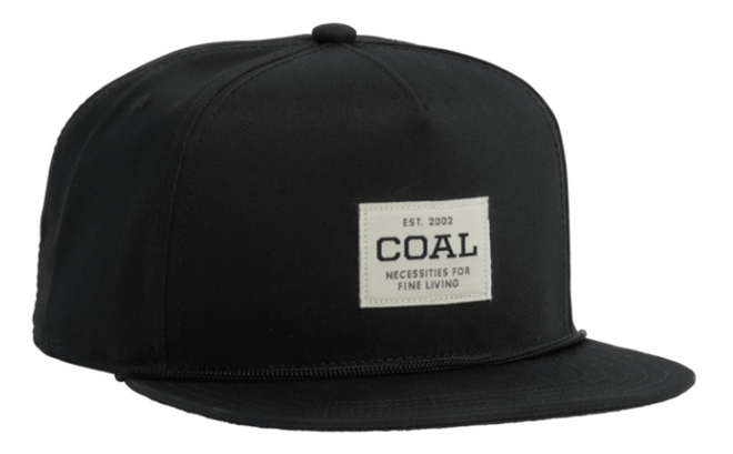 Coal The Uniform Hat in Black - M I L O S P O R T