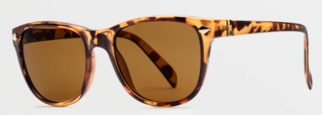 Volcom Swing Sunglass in Gloss Tort with a Bronze lens - M I L O S P O R T
