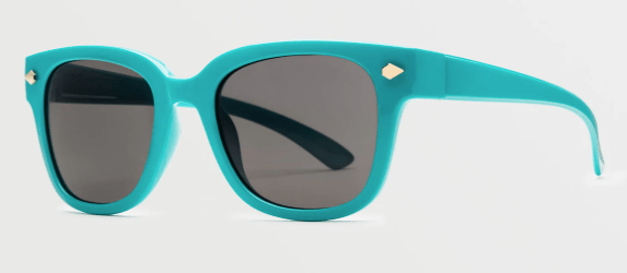 Volcom Freestyle Sunglass in Gloss Aqua with a Gray lens - M I L O S P O R T