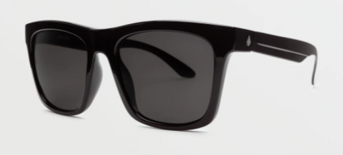 Volcom Jewel Sunglass in Matte Black with a Gray Polarized lens - M I L O S P O R T
