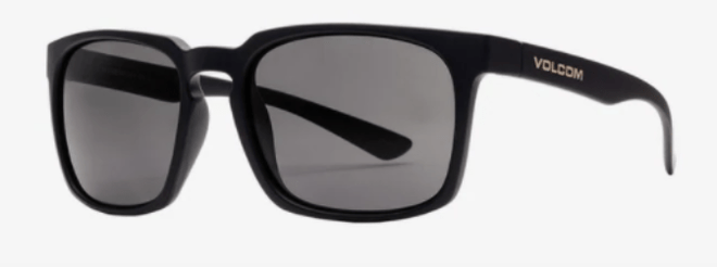 Volcom Alive Sunglass in Matte Black with a Gray Polarized lens - M I L O S P O R T