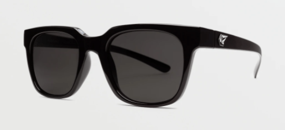 Volcom Morph Sunglass in Gloss Black with a Gray lens - M I L O S P O R T