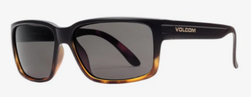 Volcom Stoneage Sunglass in Matte Darkside with a Gray Polarized lens - M I L O S P O R T