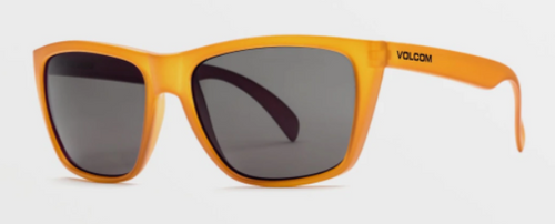 Volcom Plasm Sunglass in Matte Honey with a Gray Polarized lens - M I L O S P O R T