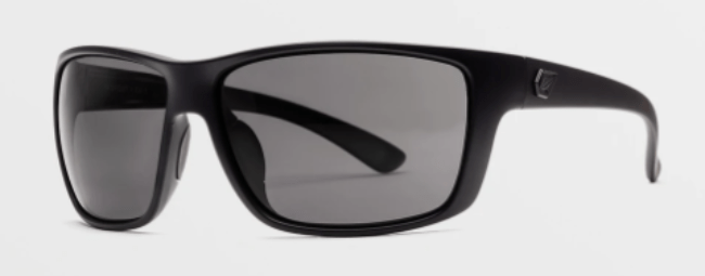 Volcom Roll Sunglass in Gloss Black with a Gray lens - M I L O S P O R T