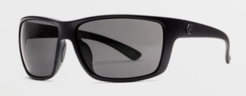 Volcom Roll Sunglass in Matte Black with a Gray Polarized lens - M I L O S P O R T