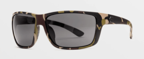 Volcom Roll Sunglass in Matte Camo with a Gray Polarized lens - M I L O S P O R T