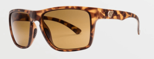 Volcom Trick Sunglass in Matte Tort with a Bronze lens - M I L O S P O R T