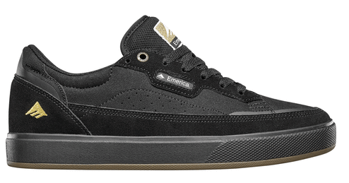 Emerica Gamma G6 Skate Shoe in Black and Black - M I L O S P O R T